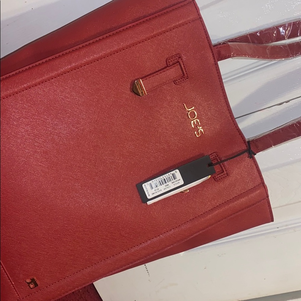 BRAND NEW RED "JOE'S" SHOULDER BAG